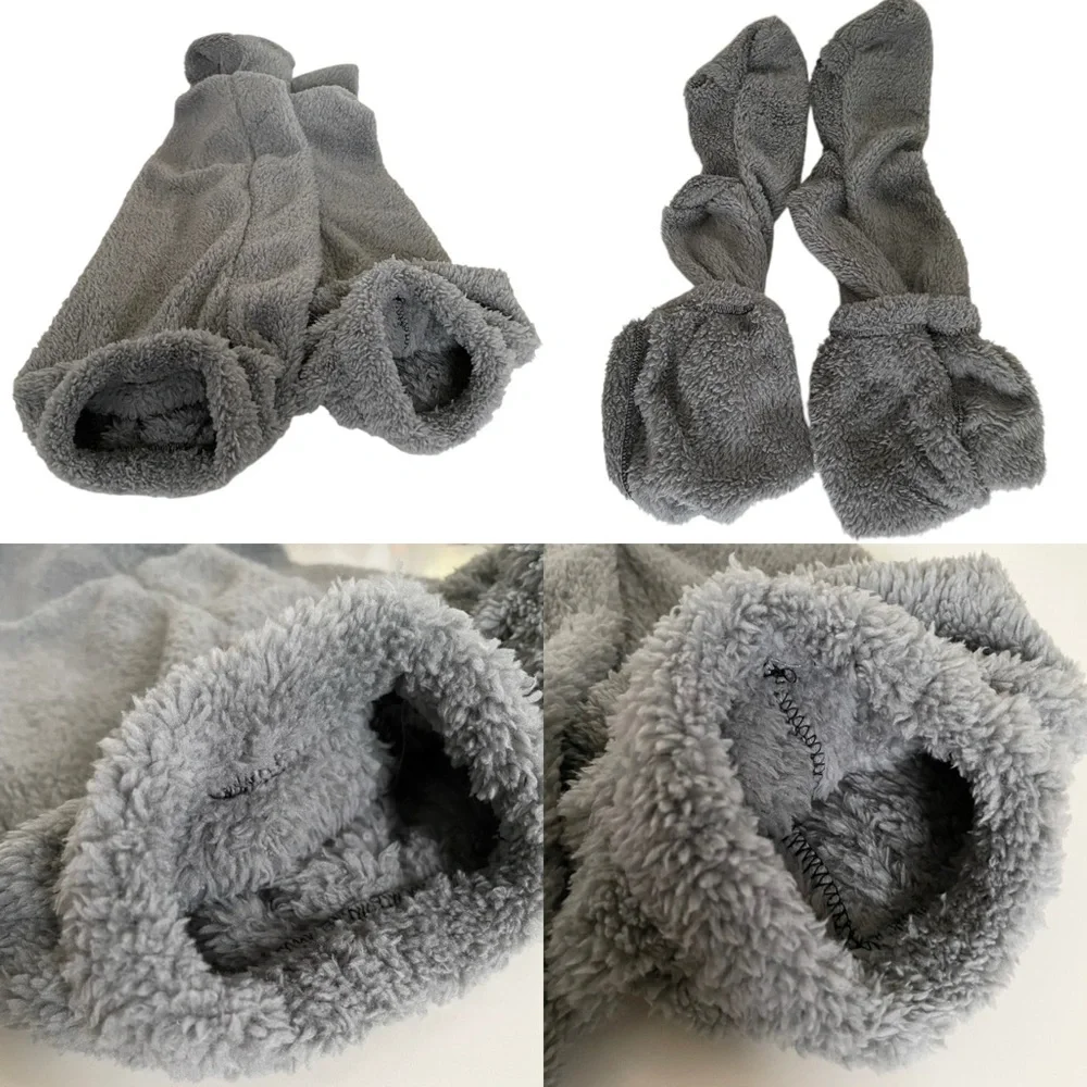 Cozy & Soft Dark Gray Women’s Knee High Leg Warmer Socks (7/7.5)